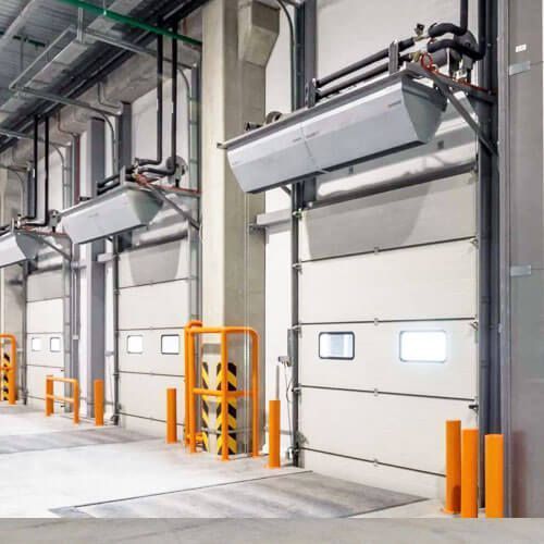 puerta corredera frigorífica comercial