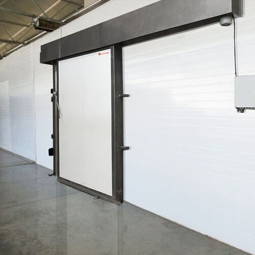 puerta corredera frigorífica cortafuegos